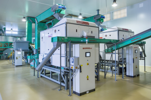 Máquinas Borrell Smart Sorter® integradas en lineas completas